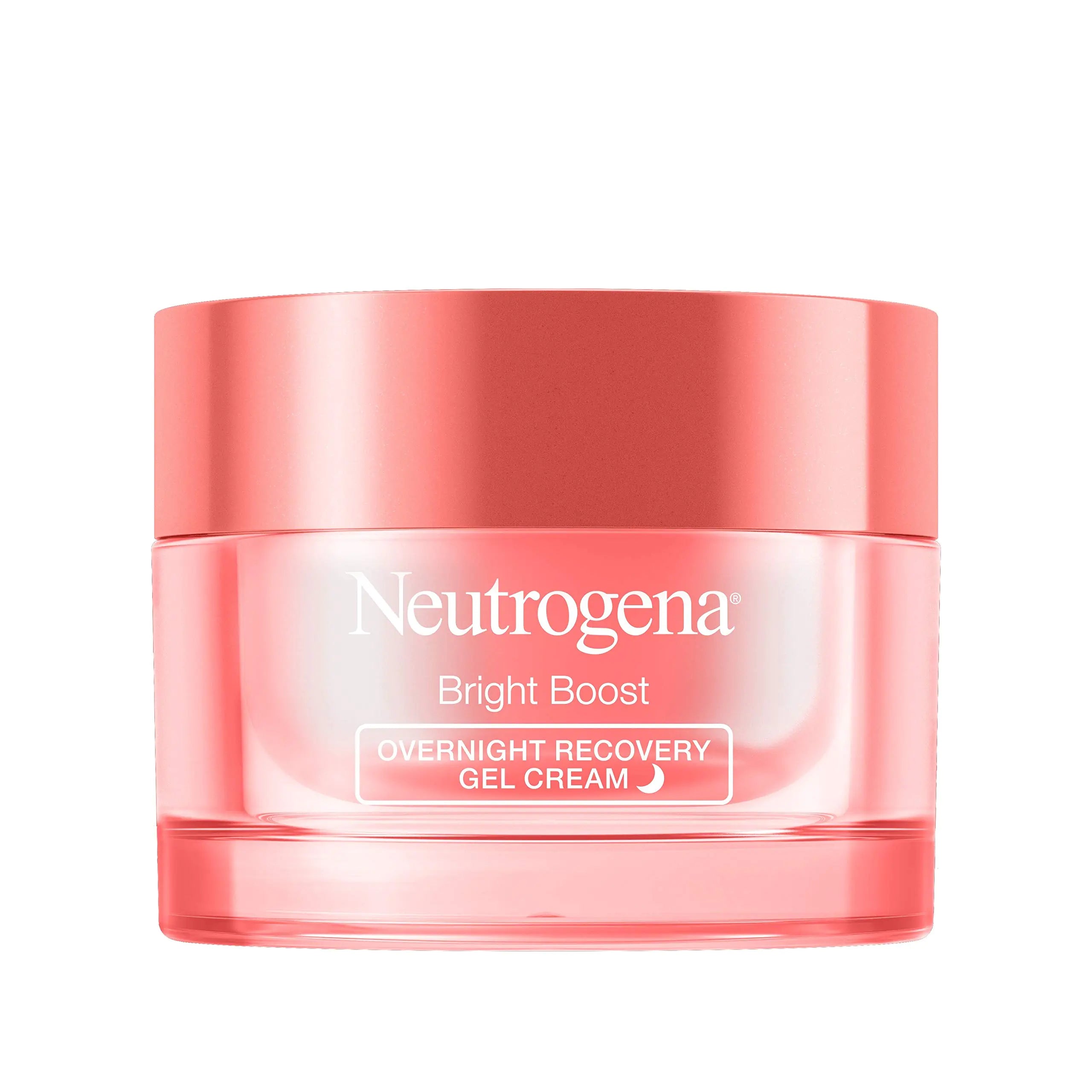 Neutrogena Bright Boost Overnight Recovery Gel Cream with Neoglucosamine Brightening Nighttime Moisturizer Oil-Free & Non-Comedogenic 1.7 oz