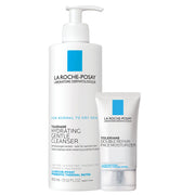La Roche-Posay Toleraine Skin Care Set Double Repair Face Moisturizer 40ml & Hydrating Gentle Cleanser 400ml Oil Free Moisturizer & Face Wash Formulated with Niacinamide
